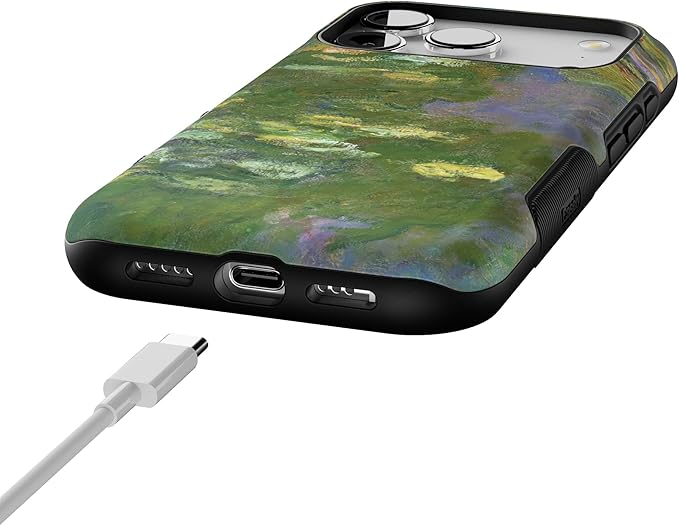 Casely iPhone 17 Pro Case | Monet's Water Lilies | The Met Museum | Bold Protective Design | Compatible with MagSafe