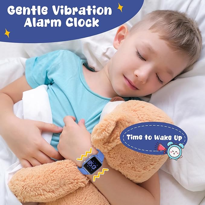 Kids Digital Watches for Boys Girls, Sports Watch with Fitness Tracker, Pedometer, Alarm Clocks, Stopwatch, No App Needed Waterproof Kids Watch, Gift for Teens Student Girls Boys Ages 5-14