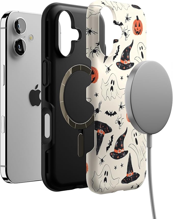 Casely iPhone 17 Case | Feeling Witchy | Haunted Halloween | Bold Protective Design | Compatible with MagSafe