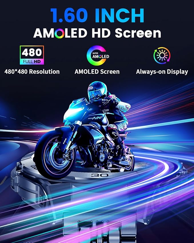 Military Smart Watches for Men with Bluetooth Call, 1.6" AMOLED Waterproof Smartwatch with Flashlight, 116 Sport Modes, 600mAh Heart Rate/SpO2/Sleep Monitor Fitness Tracker for Android iOS