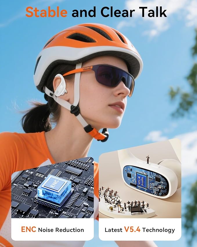 Wireless Earbuds, Sports Bluetooth 5.4 Headphones, Ear Buds with ENC Noise Canceling Mic, 80Hr Playtime Earphones, Palm-Sized, LED Power Display, IPX7 Waterproof Headset for Workout Running, White