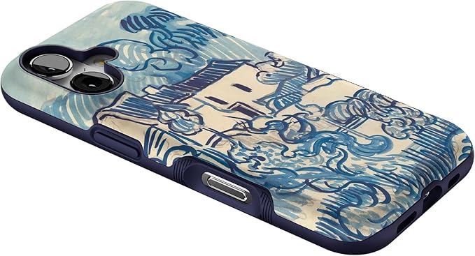 Casely iPhone 17 Case | Van Gogh | Landscape with Houses | Bold Protective Design | Compatible with MagSafe