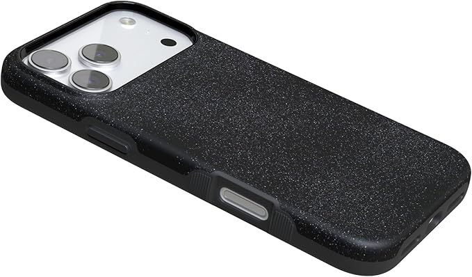 Casely iPhone 17 Pro Case | Midnight Onyx | Black Shimmer | Compatible with MagSafe | Bold Protective Design