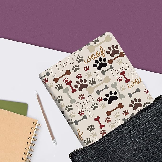 Case for Samsung Galaxy Tab A9 Plus 11 inch 2023，Slim Fit Foldable Standing Cover Case with Auto Sleep/Wake for Galaxy Tab A9+ 11’2023 (SM-X210/X216/X218)，Cute Dog Paw Print
