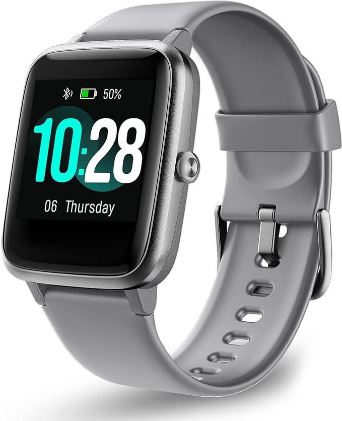 OCTANDRA Move VeryFitPro Smart Watch HR Heart Rate Sleep Monitor IP68 Waterproof Activity Fitness Tracker Step Counter Pedometer Exercise Running Watch Fitness Watches for Men & Women (ID205L) (Grey)