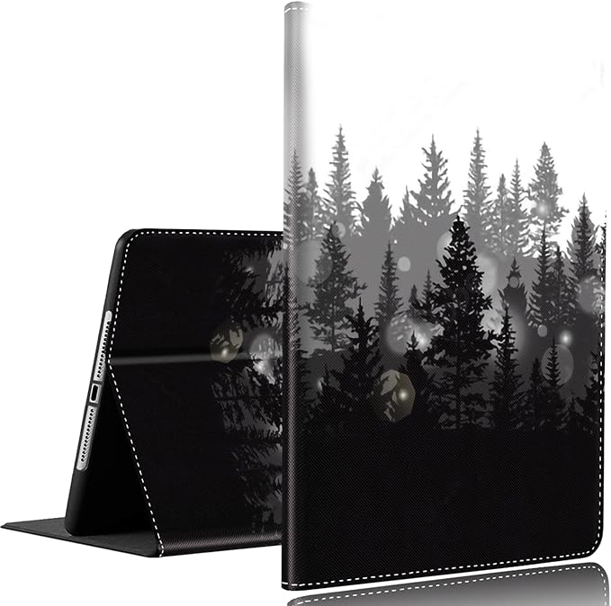 Case for Samsung Galaxy Tab A9 Plus 11 inch 2023，Slim Fit Foldable Standing Cover Case with Auto Sleep/Wake for Galaxy Tab A9+ 11’2023 (SM-X210/X216/X218)，Misty Forest Pattern