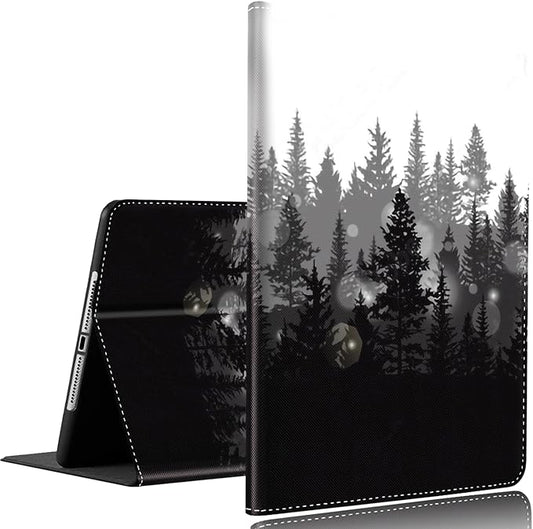 Case for Samsung Galaxy Tab A9 Plus 11 inch 2023，Slim Fit Foldable Standing Cover Case with Auto Sleep/Wake for Galaxy Tab A9+ 11’2023 (SM-X210/X216/X218)，Misty Forest Pattern