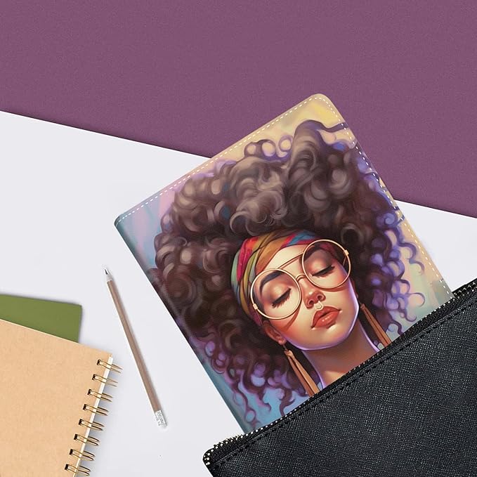 Case for Samsung Galaxy Tab A9 Plus 11 inch 2023，Slim Fit Foldable Standing Cover Case with Auto Sleep/Wake for Galaxy Tab A9+ 11’2023 (SM-X210/X216/X218)，African American Girls