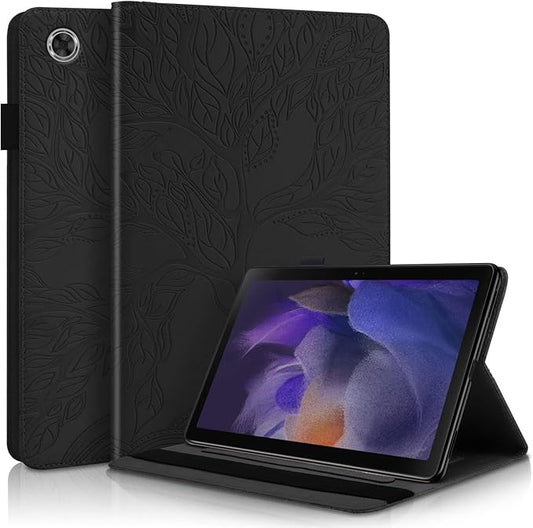 Portfolio Cover for Samsung Galaxy Tab A9 Plus Case 5g 11 Inch, Unique Tree Design with Hidden Card Slots, Built-in Magnetic Auto Sleep, Precise Cutouts Compatible with A9+(Sm-X210/X216/X218) Black