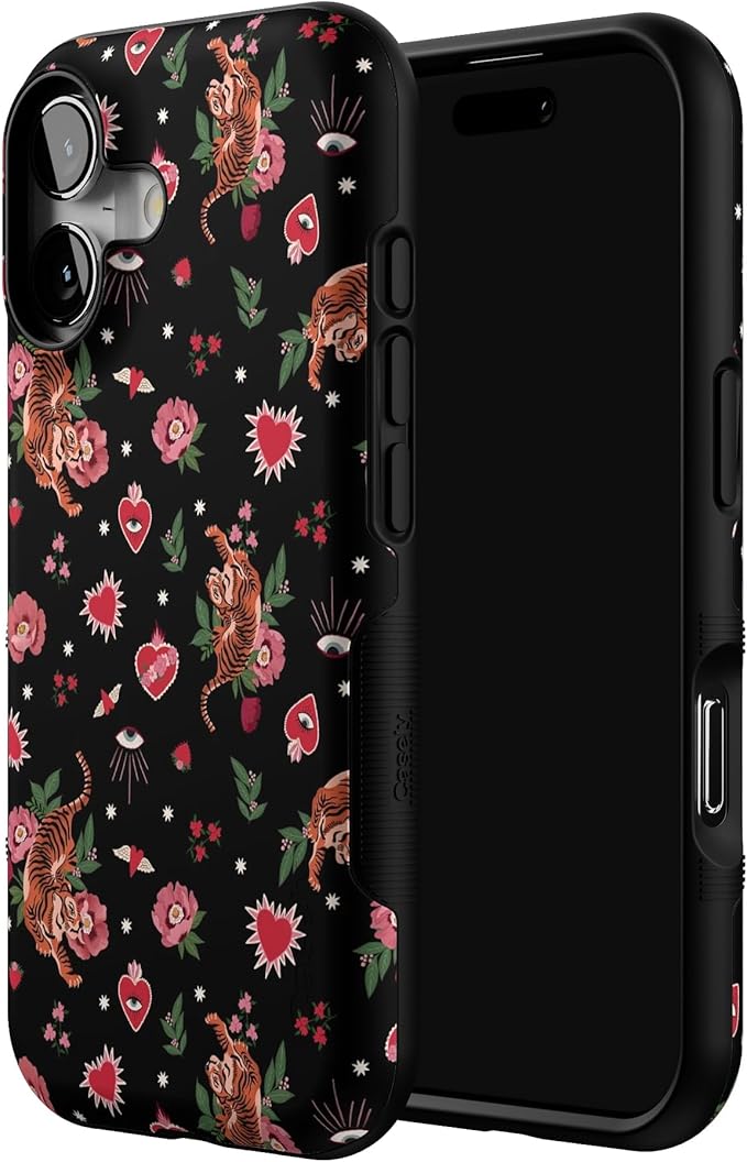 Casely iPhone 17 Case | Wild at Heart | Tiger | Bold Protective Design | Compatible with MagSafe