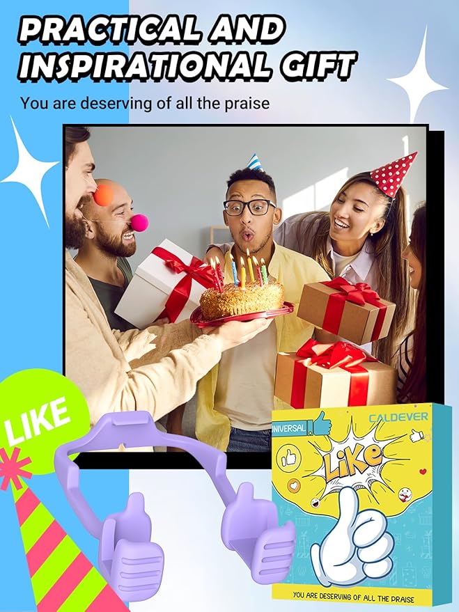 Stocking Stuffers for Teens Adults Kids Men Women: Tablet Stand for iPad Thumbs up Cell Phone Stand Holder for Desk Teen Girl Gifts Trendy Stuff for Wife Husband Guys Ideas Gifts for Christmas