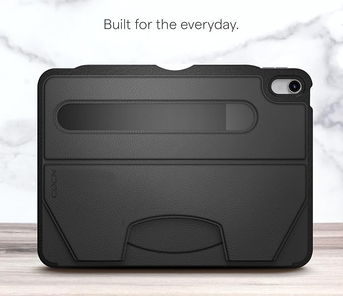 ZUGU CASE for iPad Air 11 (M3 2025 / M2 2024) iPad Air 4 & 5 10.9 Inch (2020/2022) - Protective, Ultra Thin, Magnetic Stand, Sleep/Wake Cover with Apple Pencil Charging & Storage - Sand