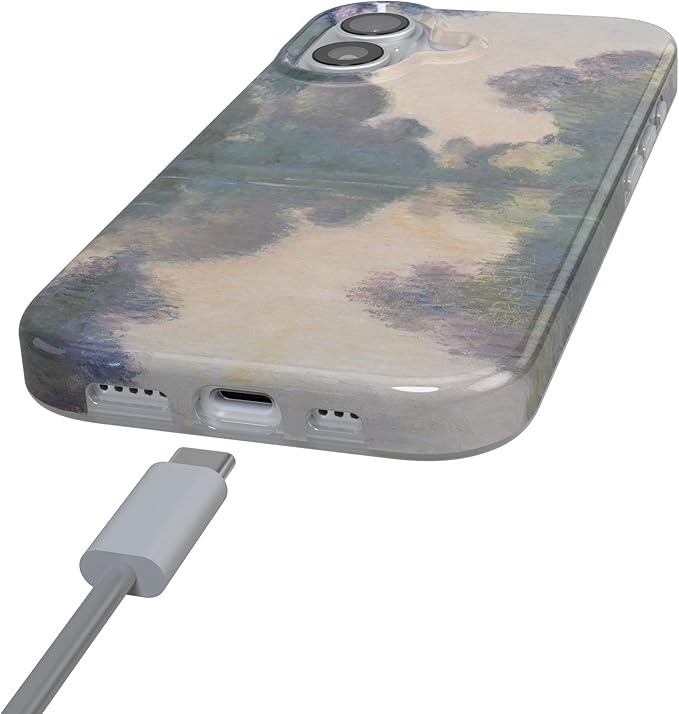 Casely iPhone 17 Case | Monet's Morning | The Met Museum | Compatible with MagSafe | Classic Ultra Slim Design