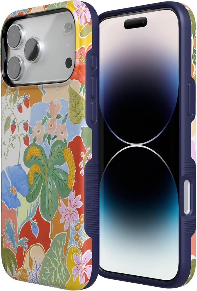 Casely iPhone 17 Pro Case | Botanical Blooms | Floral Patchwork | Compatible with MagSafe | Bold Protective Design