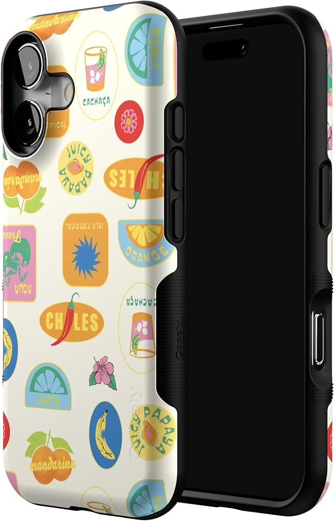 Casely iPhone 17 Case | Stuck in Paradise | Dippin' Daisy's Tropical Vaca | Bold Protective Design | Compatible with MagSafe