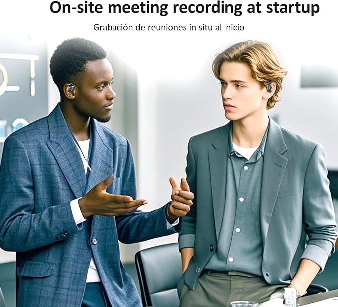 MINISO Al Translation True Wireless OWS Headphones MS156, Support 135 Languages & Accents Bluetooth Open Ear Earphones, Long Battery Life HiFi Stereo Sound Wireless Earhooks Headset for Sport (Cream)