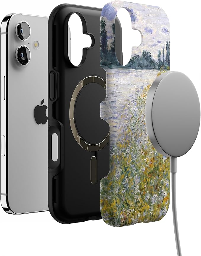 Casely iPhone 17 Case | Monet's Summer Landscape | The Met Museum | Bold Protective Design | Compatible with MagSafe