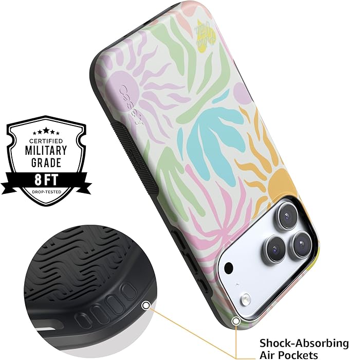 Casely iPhone 17 Pro Case | Oasis | Pura Vida | Compatible with MagSafe | Bold Protective Design