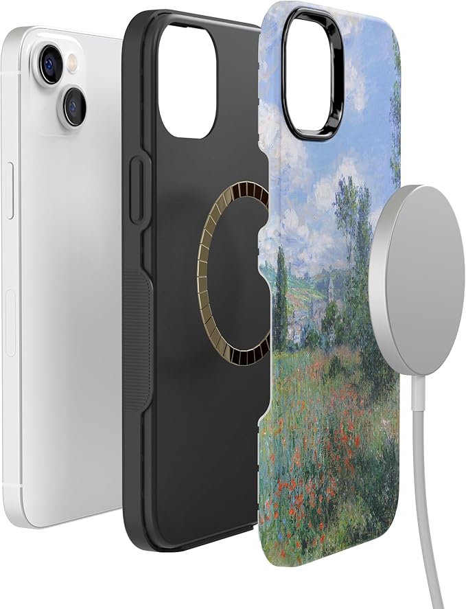 Casely iPhone 14 Case | Monet’s View | The Met Museum | Compatible with MagSafe | Bold Protective Design