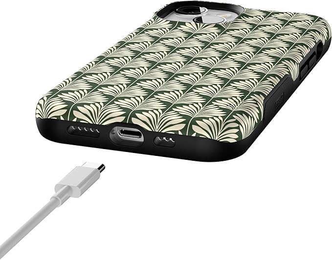 Casely iPhone 14 Case | Cabana Nights | The Boyfriend Collection | Bold Protective Design | Compatible with MagSafe