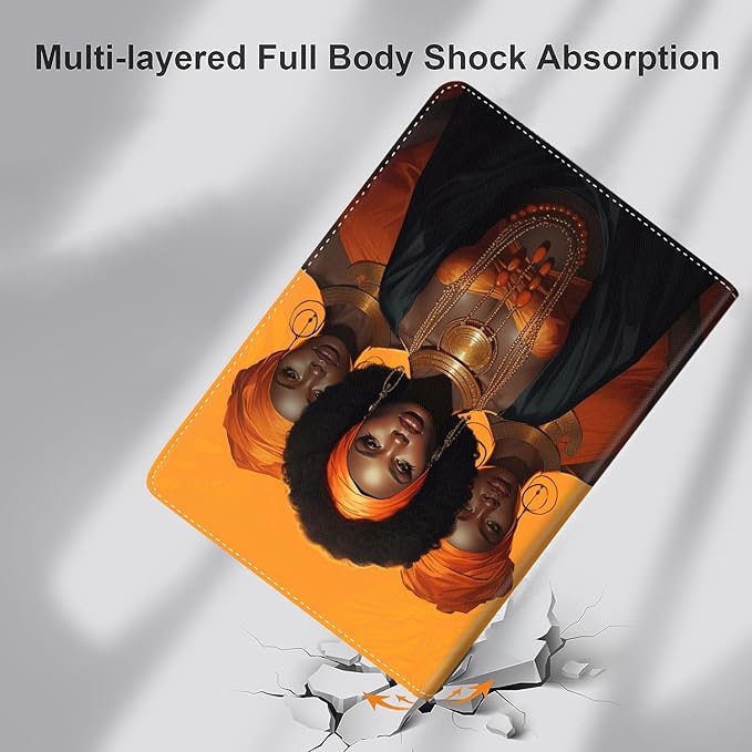 Case for Samsung Galaxy Tab A9 Plus 11 inch 2023，Slim Fit Foldable Standing Cover Case with Auto Sleep/Wake for Galaxy Tab A9+ 11’2023 (SM-X210/X216/X218)，Black Women