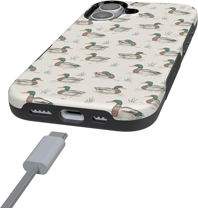Casely iPhone 17 Case | Mallard & Co. | The Boyfriend Collection | Compatible with MagSafe | Bold Protective Design