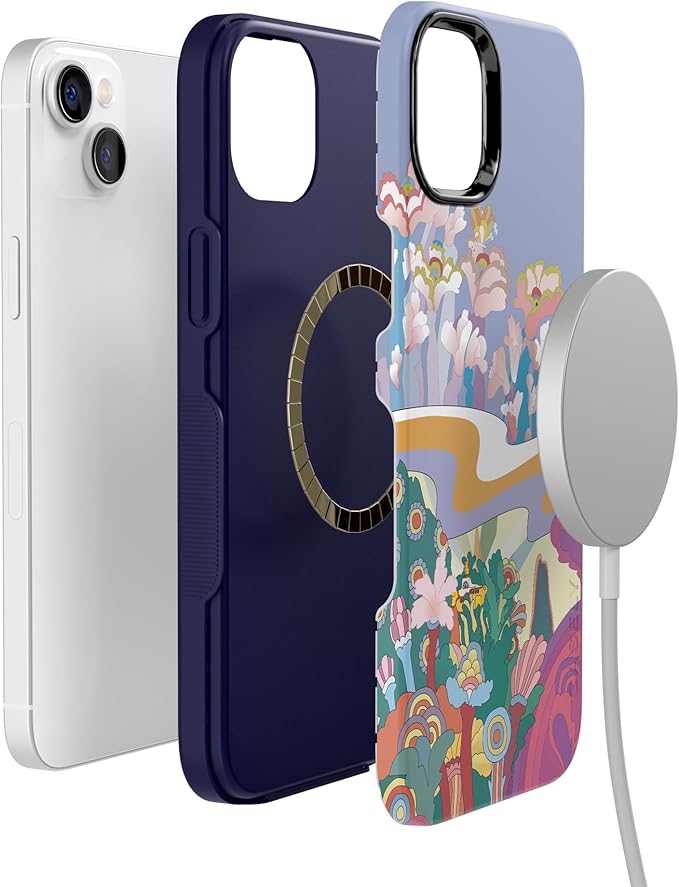 Casely iPhone 14 Case | Beatles | Beneath The Waves | Yellow Submarine | Compatible with MagSafe | Bold Protective Design