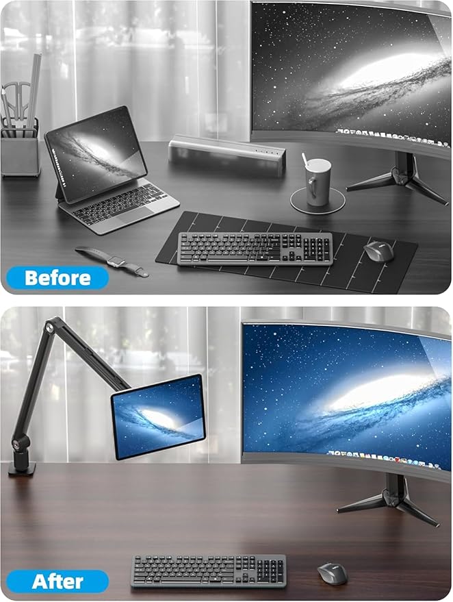 Portable Monitor Stand Desk Mount 12.9 inch