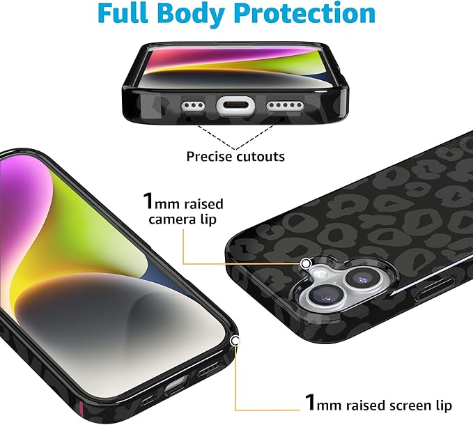 Casely iPhone 17 Case | Into The Wild | Black Leopard | Compatible with MagSafe | Classic Ultra Slim Design