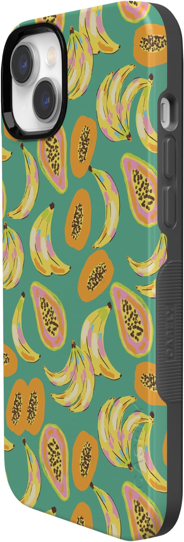 Casely iPhone 14 Case | Papaya Palms | Dippin' Daisy's Tropical Vacation | Compatible with MagSafe | Bold Protective Design