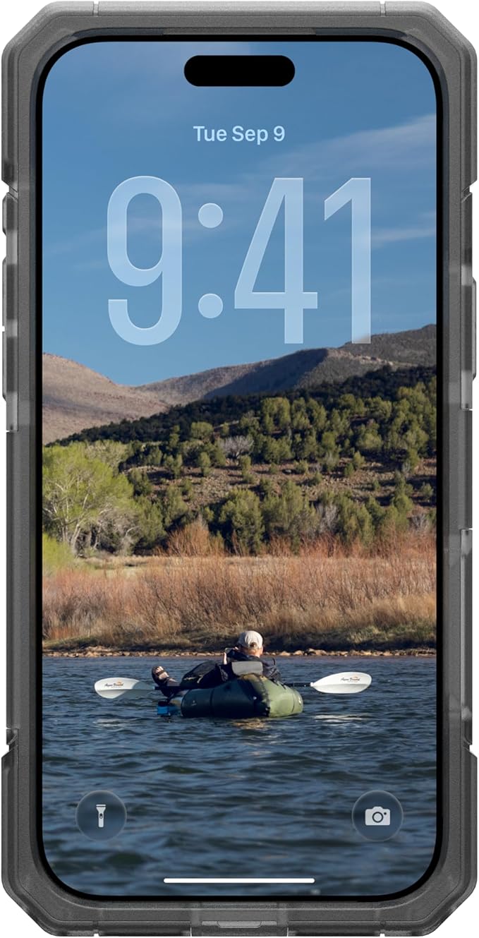 URBAN ARMOR GEAR UAG Designed for iPhone 17 Pro Max Case Trooper - Compatible with MagSafe Full Body with Port Protection Transparent Military Grade Full Body Protective Cover, Ash