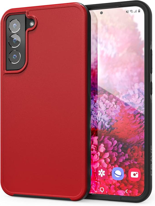 Crave Slim Guard for Galaxy S22+ Case, Shockproof Case for Samsung Galaxy S22+, S22 Plus (6.6 inch) - Red