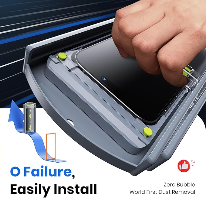 WSKEN for iPhone 17 Pro Privacy Screen Protector - [4 Way 360 Anti Spy] [Auto Dust-Remove] 10X Military Shatterproof 4 Directions Zero Bubble Anti Peep Tempered Glass Film for 17 Pro