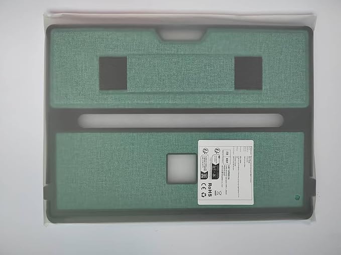 Case fit Microsoft Surface Pro 11/10/9/8 13-Inch, with Stent Cover, Hand Strap, All-in-one Rugged Case Compatible with Type Cover Keyboards, Cyan