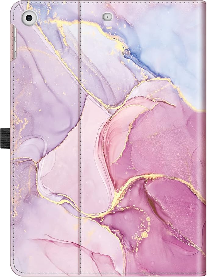 Fintie Case for iPad 9th / 8th / 7th Generation (2021/2020/2019) 10.2 Inch - [Corner Protection] Multi-Angle Viewing Stand Cover with Pocket & Pencil Holder, Auto Sleep Wake, Dreamy Marble