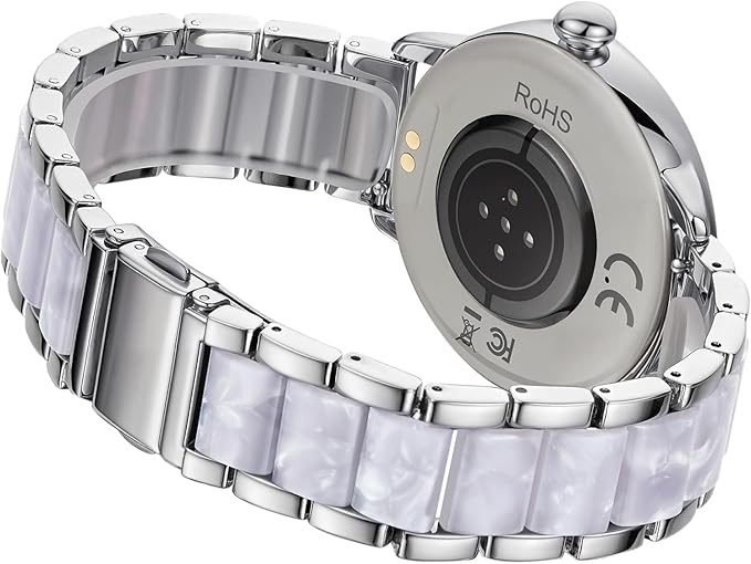 Smart Watch for Women with Make/Answer Call, 1.2" Adjustable Fitness Watch with Heart Rate Sleep Monitor Female Cycle and 100+ Sports Modes for iOS Android