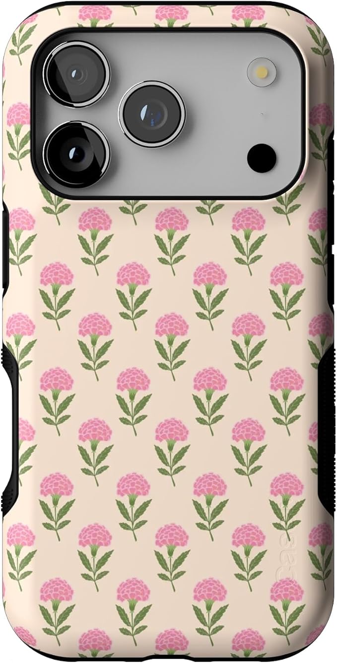 Casely iPhone 17 Pro Case | Jenna's Flowers | Fun on Weekdays | Bold Protective Design | Compatible with MagSafe