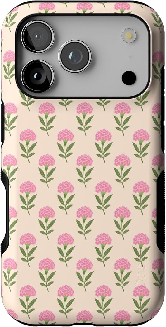 Casely iPhone 17 Pro Case | Jenna's Flowers | Fun on Weekdays | Bold Protective Design | Compatible with MagSafe
