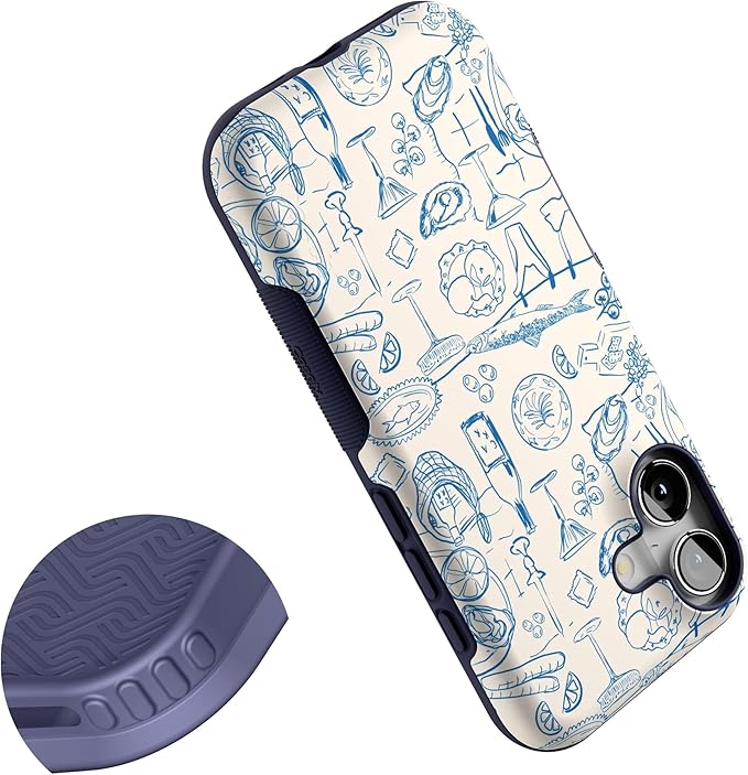 Casely iPhone 17 Case | Amalfi Aperitivo | Dolce Vita | Bold Protective Design | Compatible with MagSafe