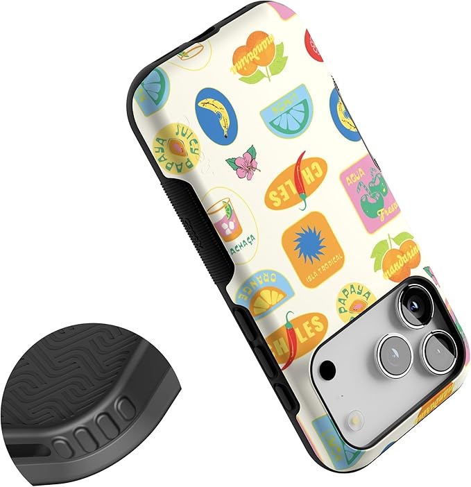 Casely iPhone 17 Pro Case | Stuck in Paradise | Dippin' Daisy's Tropical Vaca | Bold Protective Design | Compatible with MagSafe