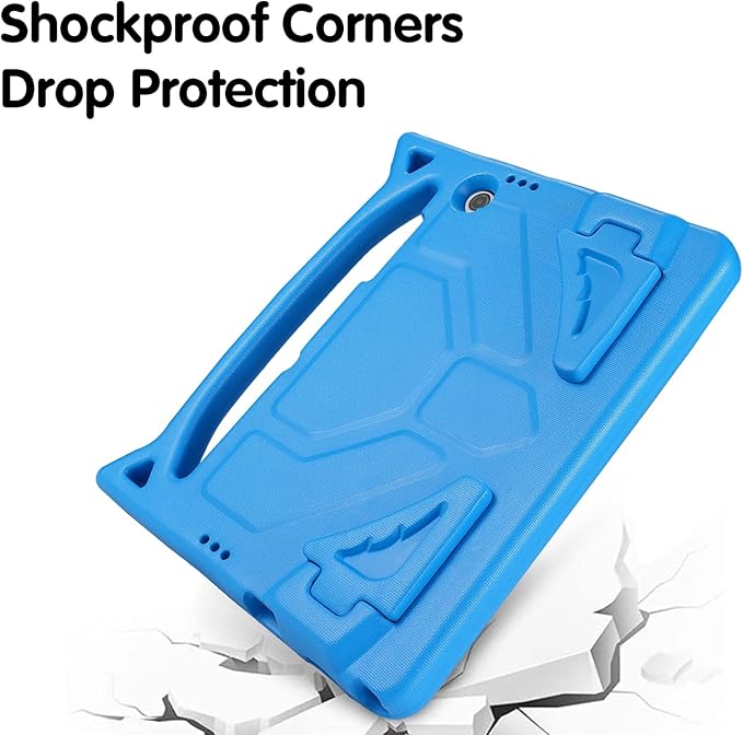 Kids Case for Samsung Galaxy Tab A9 Plus 11inch 2023, Lightweight Durable Shockproof Samsung Galaxy Tab A9+ Cover with Handle,Build-in Kickstand for Kids (Blue)