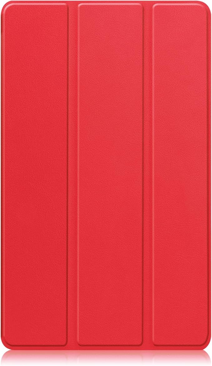 Case for Lenovo Tab One 8.7'' / Tab K9 Case, Folding Folio Ultra-Thin PU Leather Stand Case Cover with Auto Wake/Sleep for Lenovo Tab K9 8.7 Inch Red