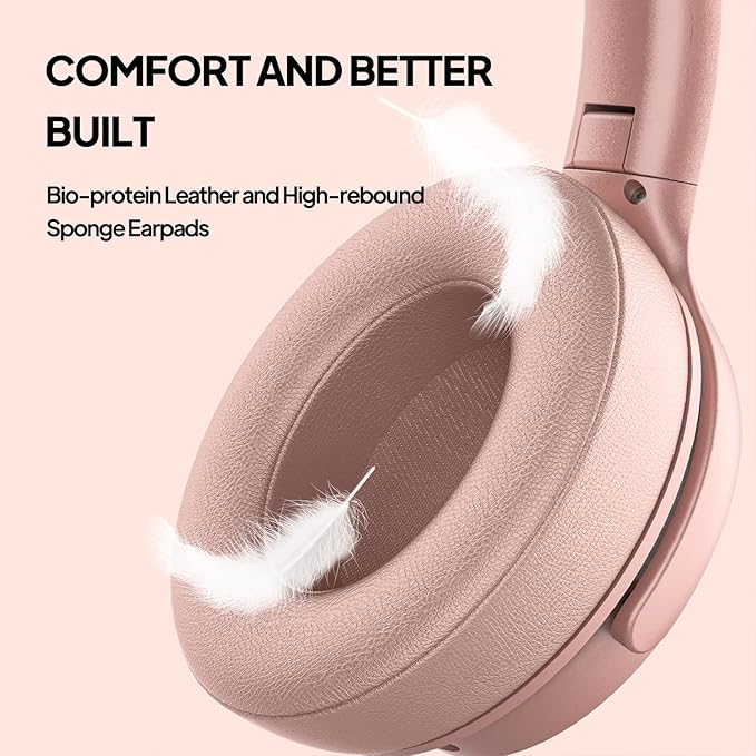 Wired Over-Ear Headphones with USB C Connector, Hi-Fi Stereo Sound, Noise-Isolating Ear Cups, Comfortable Fit for USB C Devices (No Bag, Gold)