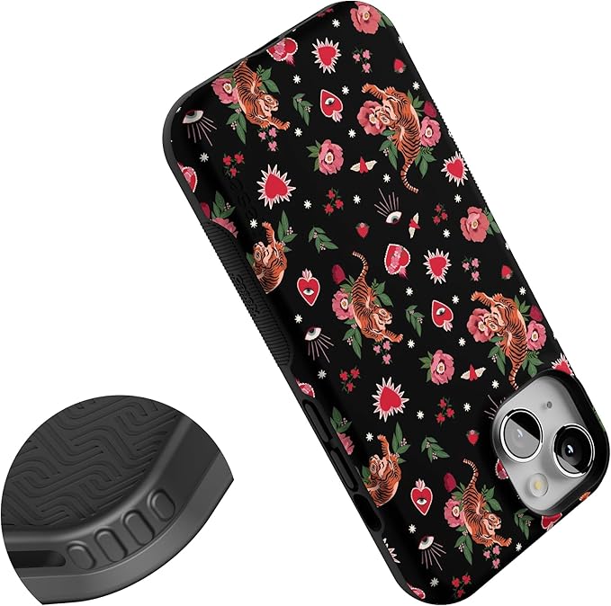 Casely iPhone 14 Case | Wild at Heart | Tiger | Compatible with MagSafe | Bold Protective Design