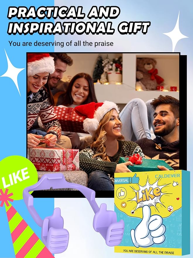 Stocking Stuffers for Teens Adults Kids Men Women: Tablet Stand for iPad Thumbs up Cell Phone Stand Holder for Desk Teen Girl Gifts Trendy Stuff for Wife Husband Guys Ideas Gifts for Christmas