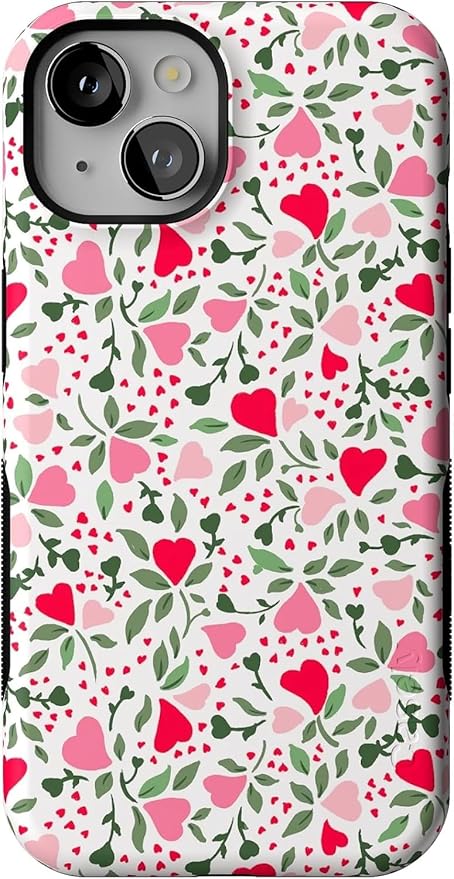 Casely iPhone 14 Case | Vines of Love | Floral Heart | Compatible with MagSafe | Bold Protective Design