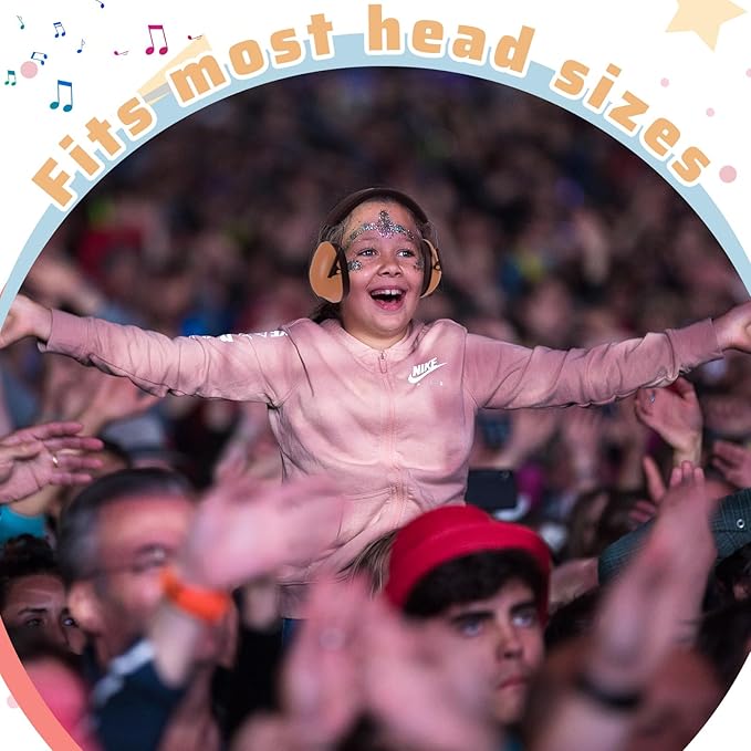 Amylove 6 Pcs Kids Noise Cancelling Headphones 27db Adjustable Earmuffs for Autism Sensory Toddler Children(Gentle Colors)