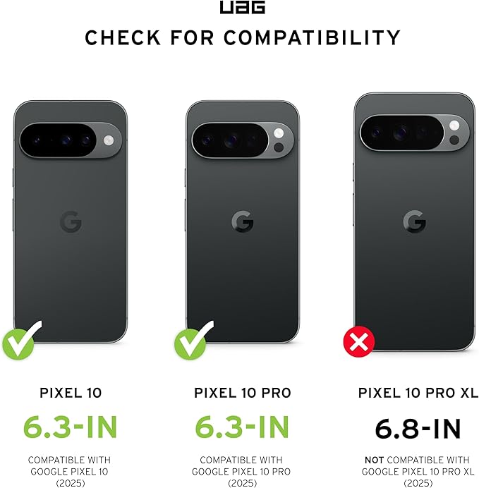 URBAN ARMOR GEAR UAG Made for Google Pixel 10 Case & Pixel 10 Pro Case Scout - Rugged Military Grade Dropproof Protective Cover, Black