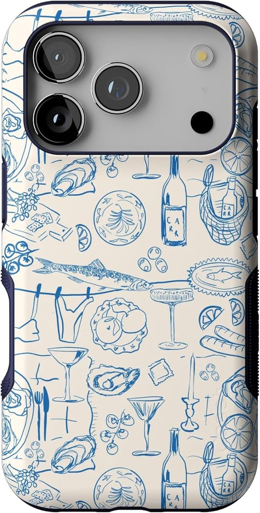 Casely iPhone 17 Pro Case | Amalfi Aperitivo | Dolce Vita | Bold Protective Design | Compatible with MagSafe