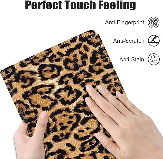 Case for Samsung Galaxy Tab A7 10.4 inch 2022/2020 (SM-T500/T503/T505/T507/T509), Premium PU Leather Stand Folio Cover with Auto Sleep/Wake, Leopard Print